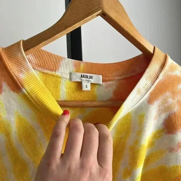 Agolde sweatshirt tie dye size small - Picture 3 of 4